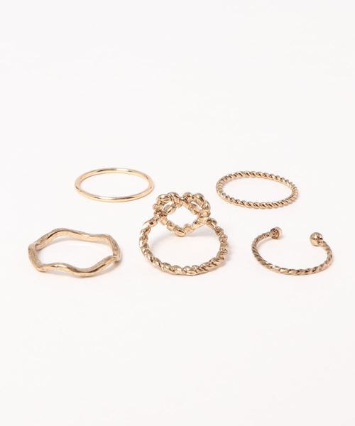 チャイハネ（チャイハネ）の「【チャイハネ】エキゾチックメタルリングセット（リング・レディース・シルバー系その他/ゴールド系その他/シルバー系その他2/シルバー系その他3/ゴールド系その他2/ゴールド系その他3・FREE）」の7枚目の写真