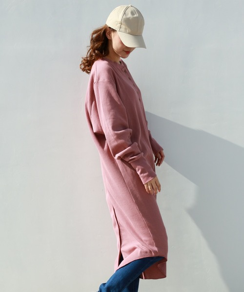 libelle more(リベル モア)の「2WAY仕様 ワッフルワンピース(ワンピース・レディース・ブラック/ベージュ/ピンク/グリーン/キナリ・FREE)」の16枚目の写真