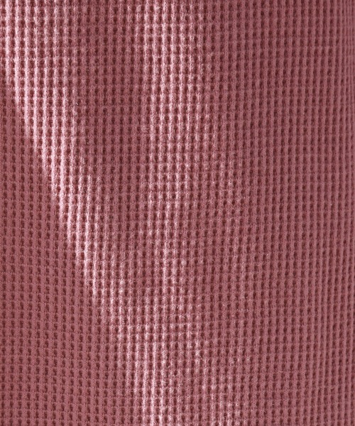 libelle more(リベル モア)の「2WAY仕様 ワッフルワンピース(ワンピース・レディース・ブラック/ベージュ/ピンク/グリーン/キナリ・FREE)」の21枚目の写真