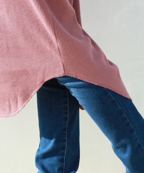 libelle more(リベル モア)の「2WAY仕様 ワッフルワンピース(ワンピース・レディース・ブラック/ベージュ/ピンク/グリーン/キナリ・FREE)」の20枚目の写真