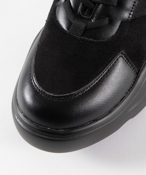 WEGO(ウィゴー)の「WEGO/ロゴテープボリュームスニーカー(スニーカー・レディース・ホワイト/ブラック・MEDIUM/LARGE)」の12枚目の写真