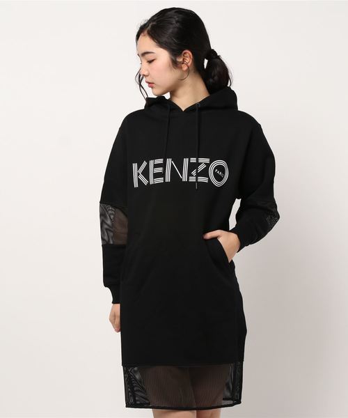 KENZO（ケンゾー）の「Kenzo Sport Mesh Mix Hooded Dress（ワンピース）」 WEAR