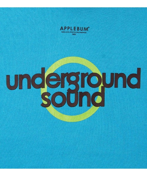 APPLEBUM（アップルバム）の「"underground sound" Sweat Parka（パーカー・メンズ・ブラック/ターコイズブルー/イエロー・SMALL/MEDIUM/LARGE/X-LARGE/XX-LARGE）」の8枚目の写真