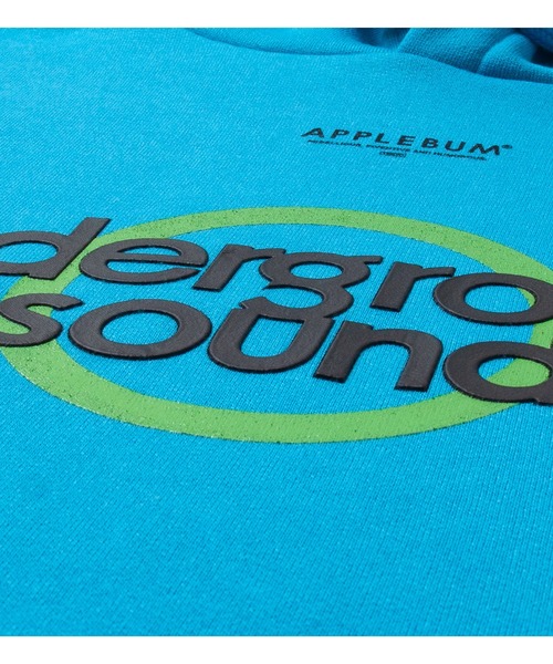 APPLEBUM（アップルバム）の「"underground sound" Sweat Parka（パーカー・メンズ・ブラック/ターコイズブルー/イエロー・SMALL/MEDIUM/LARGE/X-LARGE/XX-LARGE）」の11枚目の写真