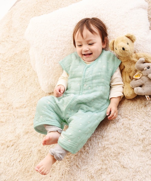 【angerolux / アンジェロラックス】 2ウェイ6重ガーゼスリーパー（ベビーパジャマ/スリーパー）｜angerolux（アンジェロラックス）