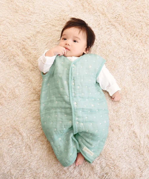 【angerolux / アンジェロラックス】 2ウェイ6重ガーゼスリーパー（ベビーパジャマ/スリーパー）｜angerolux（アンジェロラックス）