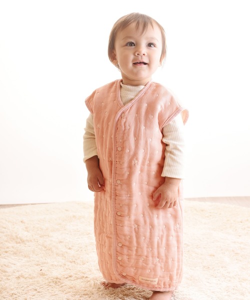 【angerolux / アンジェロラックス】 2ウェイ6重ガーゼスリーパー（ベビーパジャマ/スリーパー）｜angerolux（アンジェロラックス）