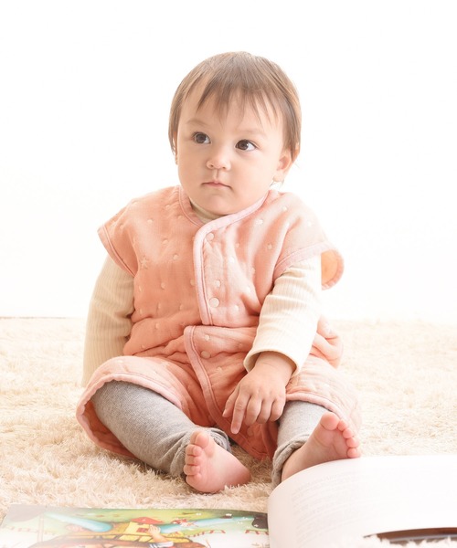 【angerolux / アンジェロラックス】 2ウェイ6重ガーゼスリーパー（ベビーパジャマ/スリーパー）｜angerolux（アンジェロラックス）