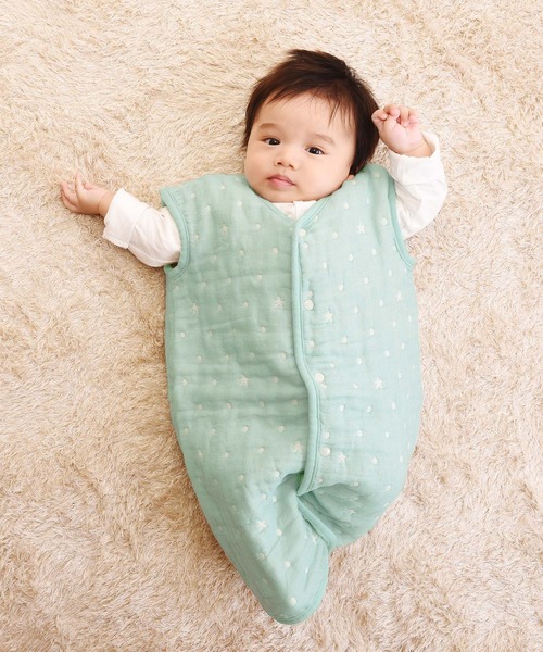 【angerolux / アンジェロラックス】 2ウェイ6重ガーゼスリーパー（ベビーパジャマ/スリーパー）｜angerolux（アンジェロラックス）