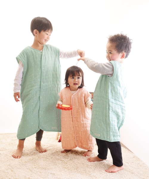 【angerolux / アンジェロラックス】 2ウェイ6重ガーゼスリーパー（ベビーパジャマ/スリーパー）｜angerolux（アンジェロラックス）