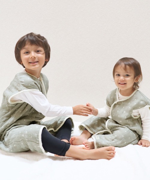 【angerolux / アンジェロラックス】 2ウェイ6重ガーゼスリーパー（ベビーパジャマ/スリーパー）｜angerolux（アンジェロラックス）