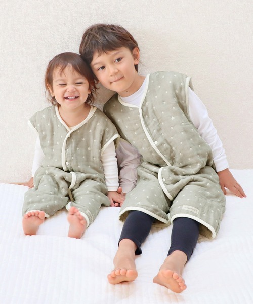 【angerolux / アンジェロラックス】 2ウェイ6重ガーゼスリーパー（ベビーパジャマ/スリーパー）｜angerolux（アンジェロラックス）