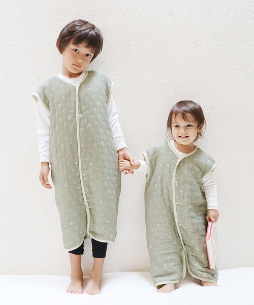 【angerolux / アンジェロラックス】 2ウェイ6重ガーゼスリーパー（ベビーパジャマ/スリーパー）｜angerolux（アンジェロラックス）