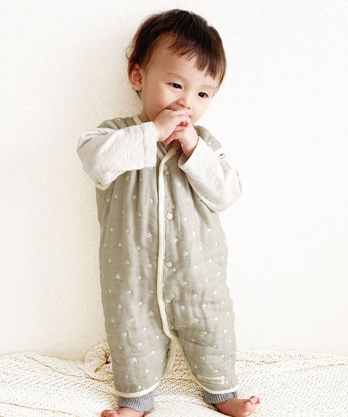 【angerolux / アンジェロラックス】 2ウェイ6重ガーゼスリーパー（ベビーパジャマ/スリーパー）｜angerolux（アンジェロラックス）