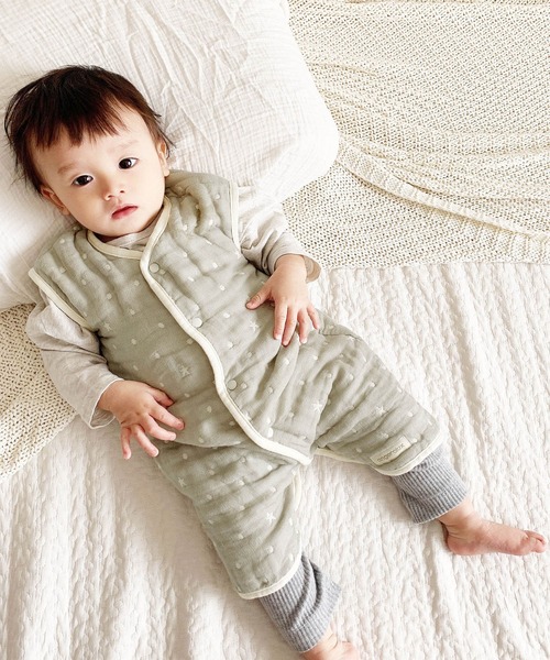 【angerolux / アンジェロラックス】 2ウェイ6重ガーゼスリーパー（ベビーパジャマ/スリーパー）｜angerolux（アンジェロラックス）