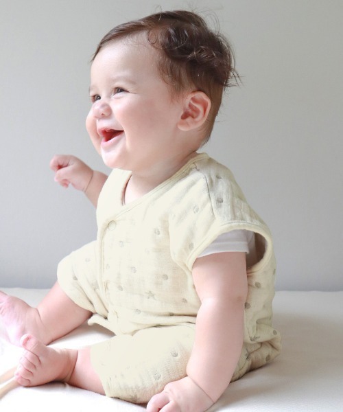 【angerolux / アンジェロラックス】 2ウェイ6重ガーゼスリーパー（ベビーパジャマ/スリーパー）｜angerolux（アンジェロラックス）