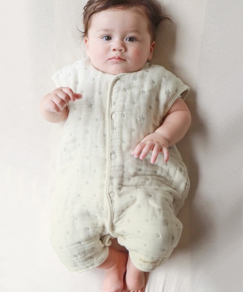 【angerolux / アンジェロラックス】 2ウェイ6重ガーゼスリーパー（ベビーパジャマ/スリーパー）｜angerolux（アンジェロラックス）