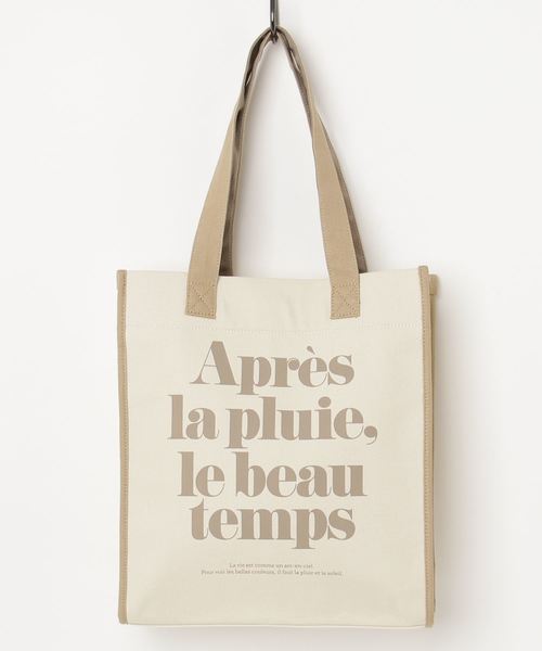 WEGO（ウィゴー）の「WEGO/パイピングキャンバスロゴトートバッグ（トートバッグ・レディース・その他2/その他1・FREE）」の14枚目の写真