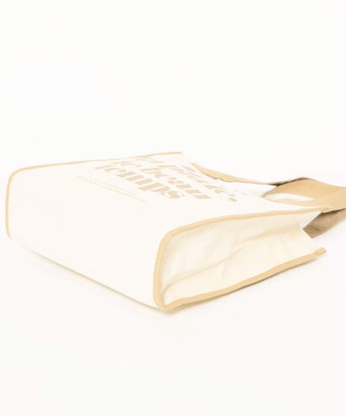 WEGO（ウィゴー）の「WEGO/パイピングキャンバスロゴトートバッグ（トートバッグ・レディース・その他2/その他1・FREE）」の7枚目の写真