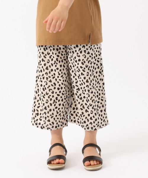 GLOBAL WORK(グローバルワーク)の「【キッズ】プリーツシフォンイージーパンツ/868514(その他パンツ・キッズ・ダークブラウン/ベージュ/その他1/ブラック・130cm/140cm/100cm/120cm/110cm)」の3枚目の写真