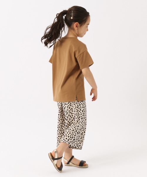 GLOBAL WORK(グローバルワーク)の「【キッズ】プリーツシフォンイージーパンツ/868514(その他パンツ・キッズ・ダークブラウン/ベージュ/その他1/ブラック・130cm/140cm/100cm/120cm/110cm)」の13枚目の写真