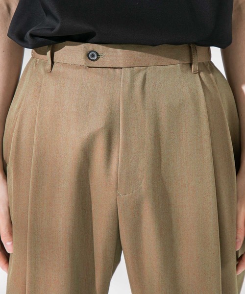 UNITED TOKYO(ユナイテッドトウキョウ)の「William Halstead スラックス/セットアップ(スラックス・メンズ・カーキ・1/3/2)」の6枚目の写真