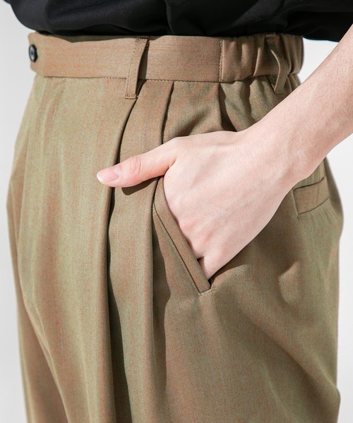 UNITED TOKYO(ユナイテッドトウキョウ)の「William Halstead スラックス/セットアップ(スラックス・メンズ・カーキ・1/3/2)」の7枚目の写真
