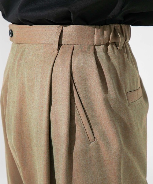 UNITED TOKYO(ユナイテッドトウキョウ)の「William Halstead スラックス/セットアップ(スラックス・メンズ・カーキ・1/3/2)」の8枚目の写真