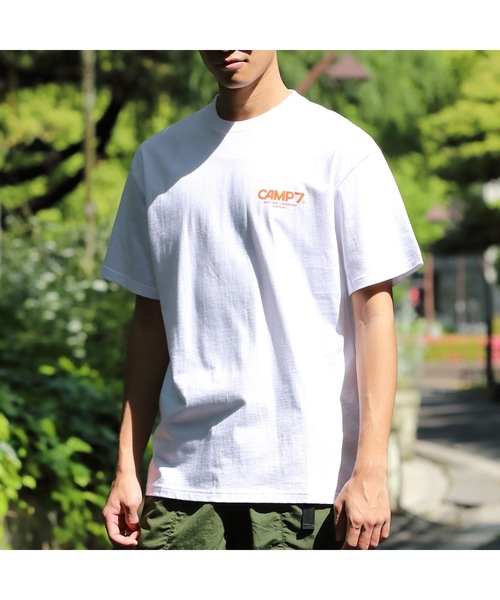 CAMP7（キャンプセブン）の「《CAMP7》hike man PRINT TEE（Tシャツ/カットソー・メンズ・ブラック/ホワイト・MEDIUM/LARGE/X-LARGE）」の3枚目の写真