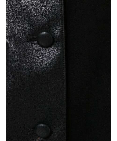 dazzlin（ダズリン）の「レザーライクフロントボタンスカート（スカート・レディース・ブラック/アイボリー・SMALL/MEDIUM）」の16枚目の写真