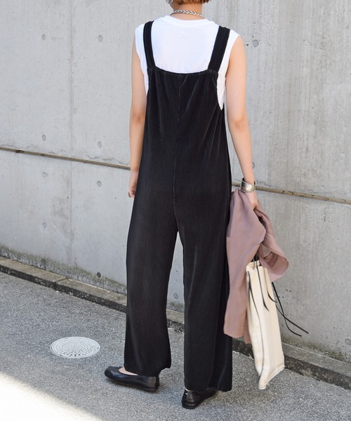 Marient（マリエント）の「プリーツオールインワン/ジャンパースカート（ジャンパースカート・レディース・ブラック/ブラウン・FREE）」の13枚目の写真