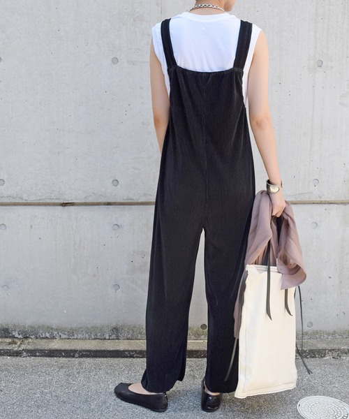 Marient（マリエント）の「プリーツオールインワン/ジャンパースカート（ジャンパースカート・レディース・ブラック/ブラウン・FREE）」の11枚目の写真