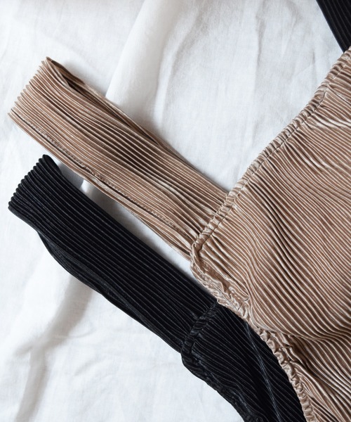 Marient（マリエント）の「プリーツオールインワン/ジャンパースカート（ジャンパースカート・レディース・ブラック/ブラウン・FREE）」の15枚目の写真