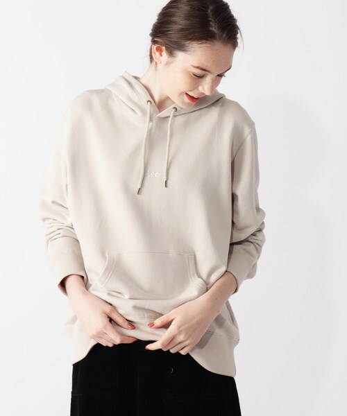 Grove グローブ のファッション Lee トップス パーカー セール ロゴ刺しゅうプルパーカー パーカー