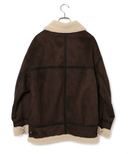 ADAM ET ROPE'（アダムエロペ）の「【WEB限定】B-3フライトジャケット（その他アウター・レディース・ブラック/ダークブラウン・FREE）」の10枚目の写真