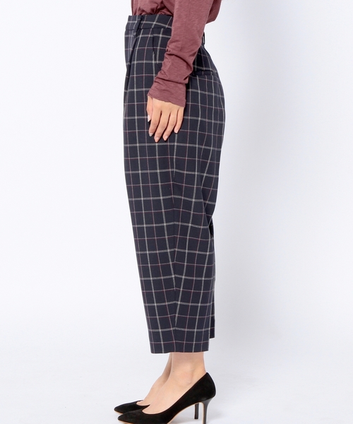 Another Edition（アナザーエディション）の「ストレッチチェックパンツ/AE T/R STRC CHK PT◆（その他パンツ・レディース・ダークグレー/ベージュ/ネイビー・MEDIUM/SMALL）」の8枚目の写真