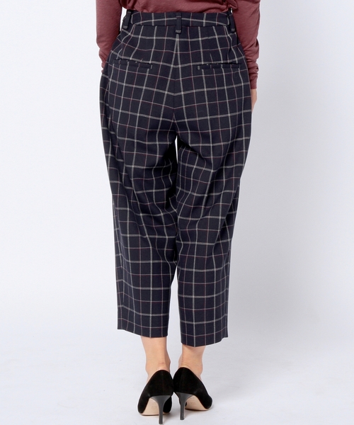 Another Edition（アナザーエディション）の「ストレッチチェックパンツ/AE T/R STRC CHK PT◆（その他パンツ・レディース・ダークグレー/ベージュ/ネイビー・MEDIUM/SMALL）」の9枚目の写真