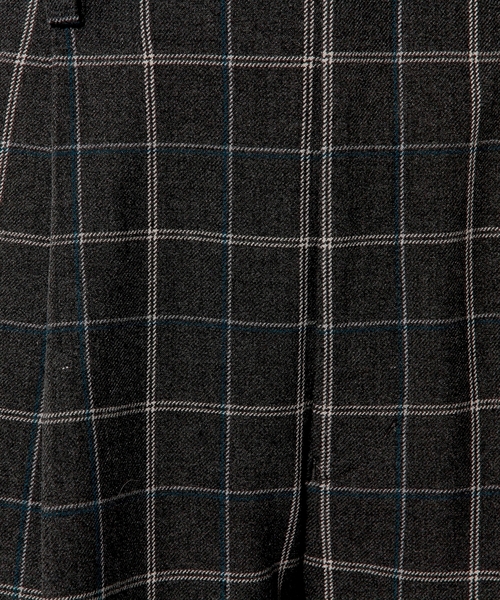 Another Edition（アナザーエディション）の「ストレッチチェックパンツ/AE T/R STRC CHK PT◆（その他パンツ・レディース・ダークグレー/ベージュ/ネイビー・MEDIUM/SMALL）」の6枚目の写真