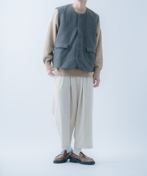 epnok(エプノック)の「モッサベスト(ベスト・メンズ・グレー・MEDIUM/LARGE)」の11枚目の写真