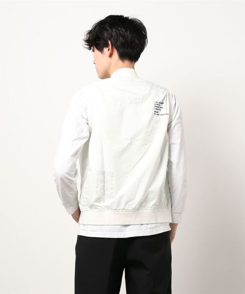 ZOY（ゾーイ）の「《ZOY》MENS MA-1 ベスト（ベスト・メンズ・ネイビー/ホワイト・1）」の6枚目の写真