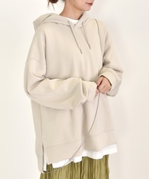 w closet | サイドスリットフードプルオーバー(パーカー)