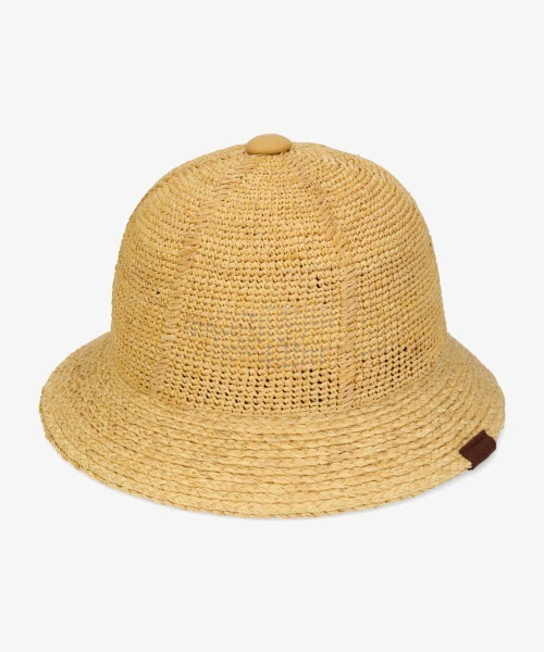 OVERRIDE（オーバーライド）の「【OVERRIDE】RAFFIA KOMA METRO / 【オーバーライド】ラフィア　コマ　メトロ（ハット・レディース・ベージュ/ブラック・58cm）」の9枚目の写真