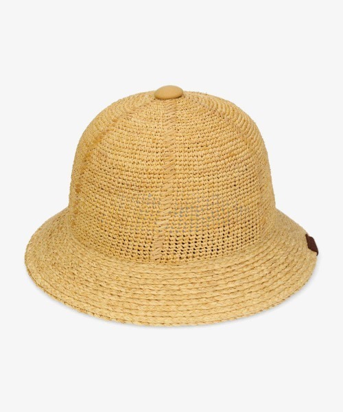 OVERRIDE（オーバーライド）の「【OVERRIDE】RAFFIA KOMA METRO / 【オーバーライド】ラフィア　コマ　メトロ（ハット・レディース・ベージュ/ブラック・58cm）」の10枚目の写真