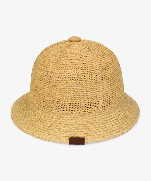 OVERRIDE（オーバーライド）の「【OVERRIDE】RAFFIA KOMA METRO / 【オーバーライド】ラフィア　コマ　メトロ（ハット・レディース・ベージュ/ブラック・58cm）」の11枚目の写真