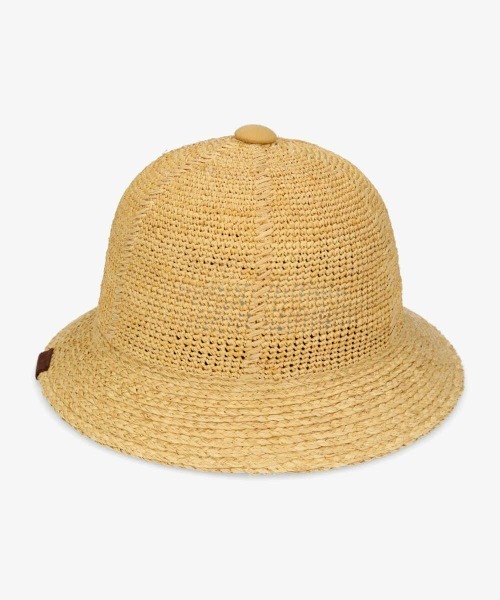 OVERRIDE（オーバーライド）の「【OVERRIDE】RAFFIA KOMA METRO / 【オーバーライド】ラフィア　コマ　メトロ（ハット・レディース・ベージュ/ブラック・58cm）」の12枚目の写真