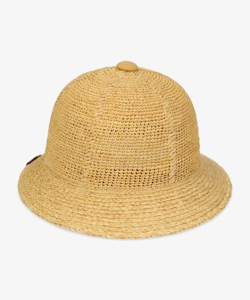 OVERRIDE（オーバーライド）の「【OVERRIDE】RAFFIA KOMA METRO / 【オーバーライド】ラフィア　コマ　メトロ（ハット・レディース・ベージュ/ブラック・58cm）」の13枚目の写真