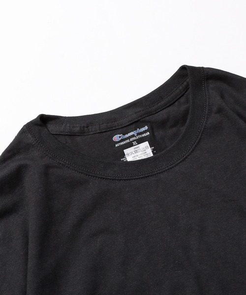 Champion(チャンピオン)の「Champion/チャンピオン Authentic ビッグシルエットカットソー 無地 半袖Tシャツ メンズ 夏物 夏服(Tシャツ/カットソー・メンズ・ロイヤルブルー/グリーン/ブラック/ホワイト/グレー/ネイビー/マルーン・XL/2XL/3XL)」の10枚目の写真