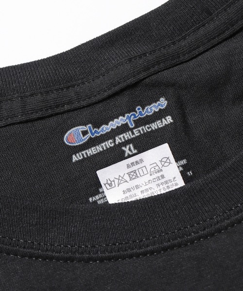 Champion(チャンピオン)の「Champion/チャンピオン Authentic ビッグシルエットカットソー 無地 半袖Tシャツ メンズ 夏物 夏服(Tシャツ/カットソー・メンズ・ロイヤルブルー/グリーン/ブラック/ホワイト/グレー/ネイビー/マルーン・XL/2XL/3XL)」の11枚目の写真