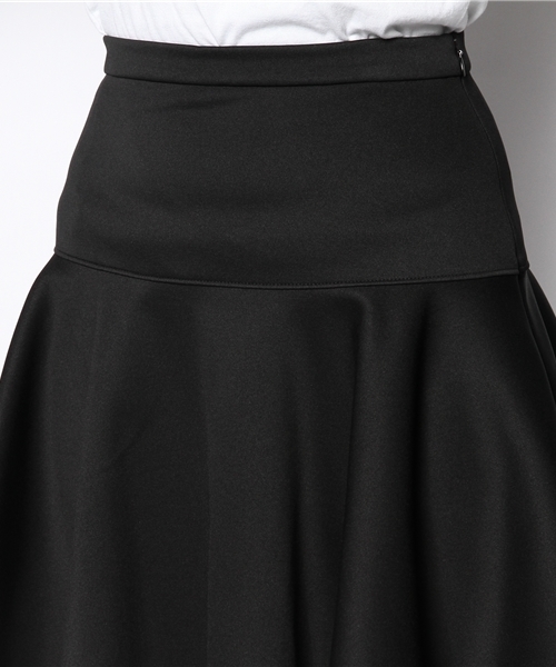 'PalinkA（パリンカ）の「Bonding Cut&Sew Flare Skirt（スカート・レディース・ホワイト/ブラック・36）」の5枚目の写真