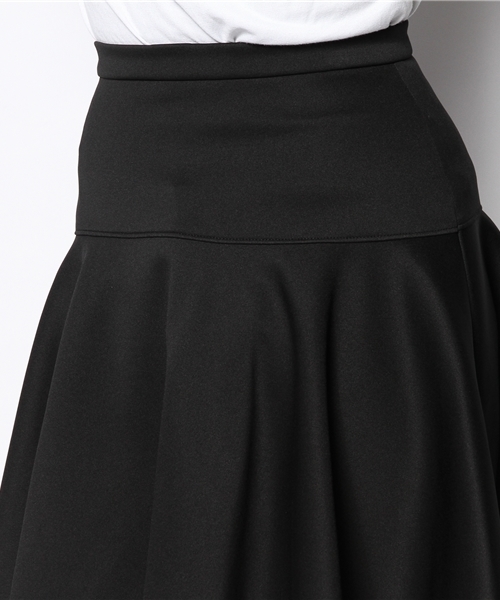 'PalinkA（パリンカ）の「Bonding Cut&Sew Flare Skirt（スカート・レディース・ホワイト/ブラック・36）」の6枚目の写真